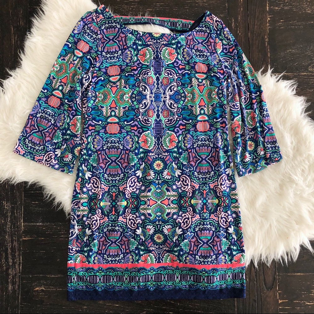 Laundry by Shelli Segal floral paisley print dress
